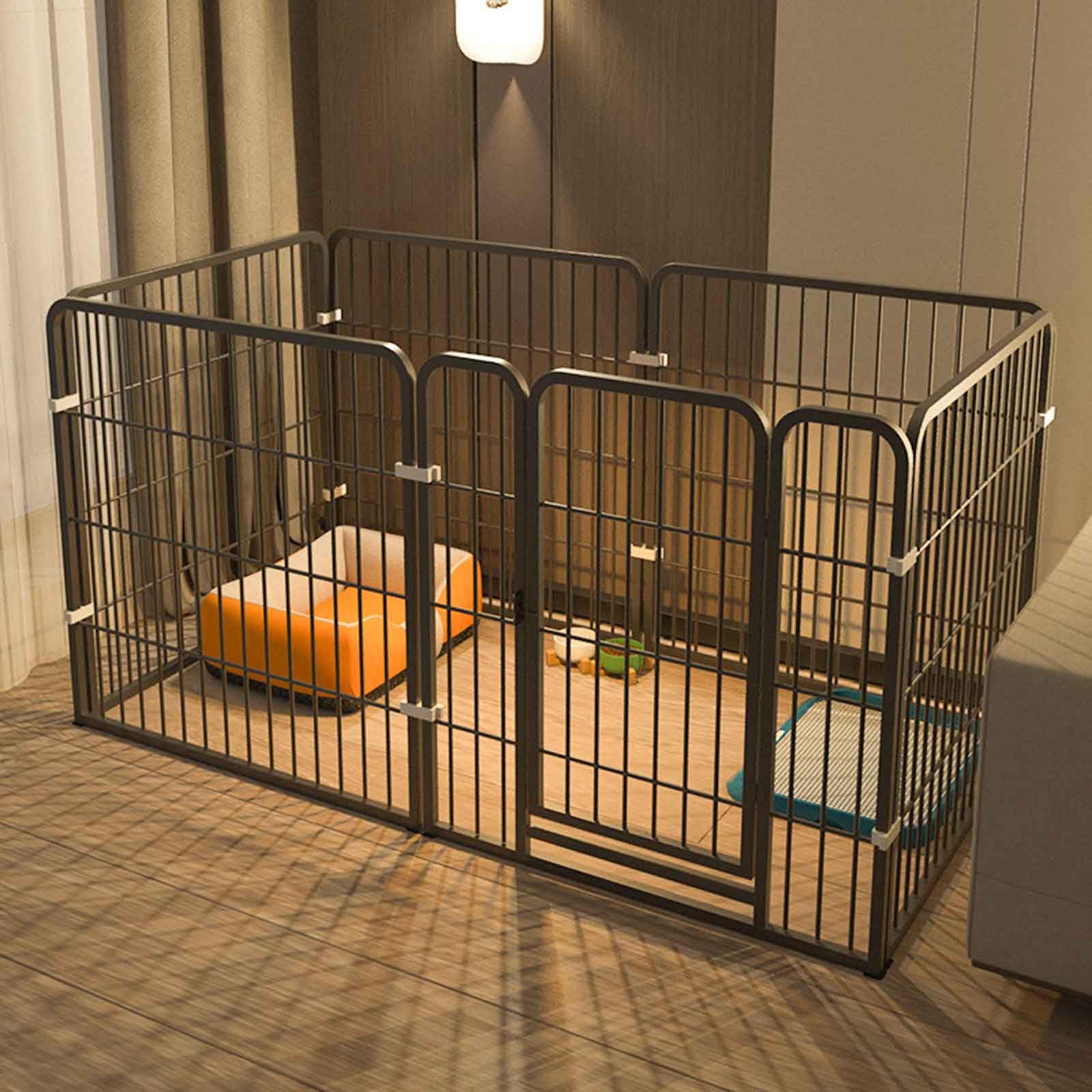 Amazon | ペットケージ 犬 サークル 犬ケージ 小型犬・猫用 低い